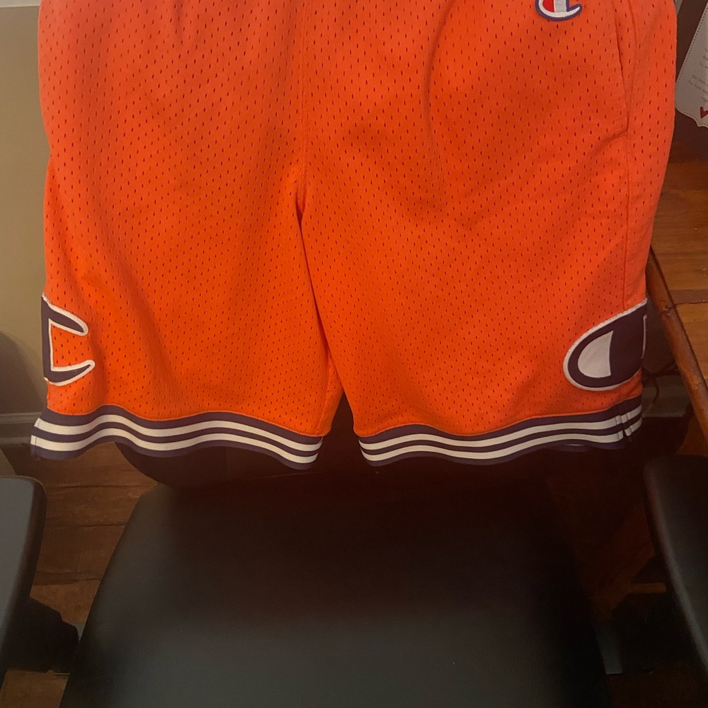 Champion Orange Athletic Shorts